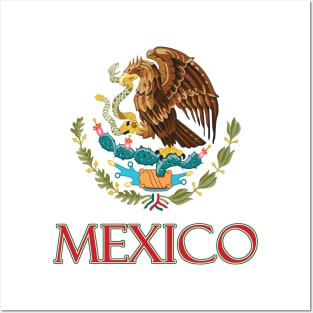 Mexico - Coat of Arms Design Posters and Art